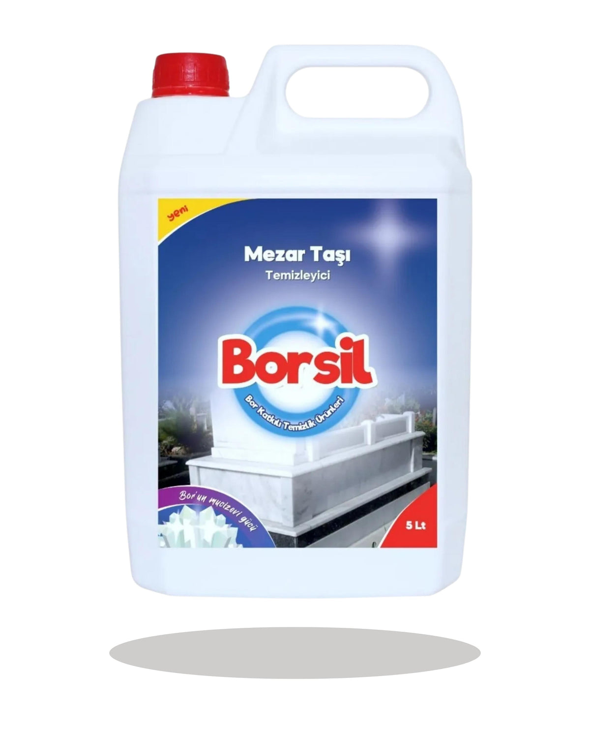 Borsil Mezar Taşı Ve Anıt Temizleyici Yoğun Etkili Leke Sökücü Doğal Taş Koruyucu